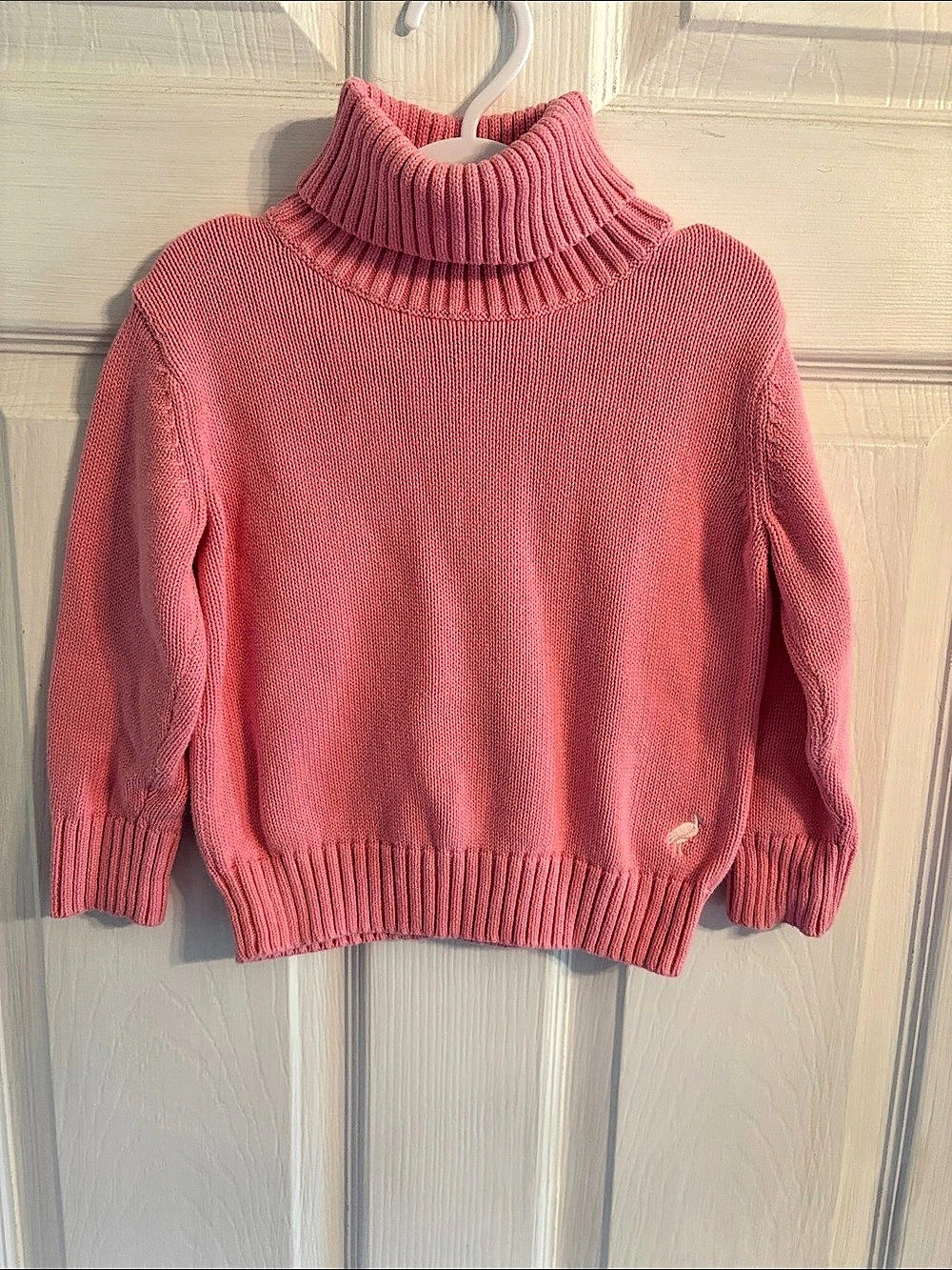 The Beaufort Bonnet Company Townsend Turtleneck Sweater Girls 3T Pink